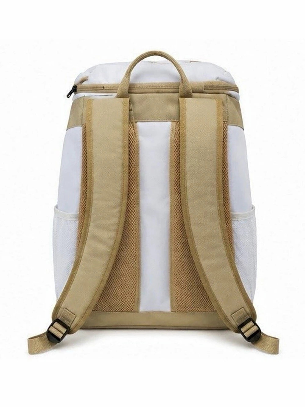 NWT Tommy Bahama White Tan Insulated Backpack Cooler - Picture 3 of 7